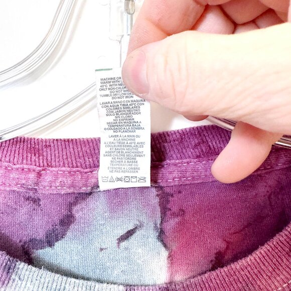 Sublime Unisex Graphic Logo Band T-Shirt Tie Dye Multi Color Sun Waves Fire sz L - Picture 6 of 7